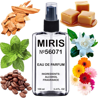 MIRIS Eau de Parfum Unisexe 100 ml vue avant avec un design épuré