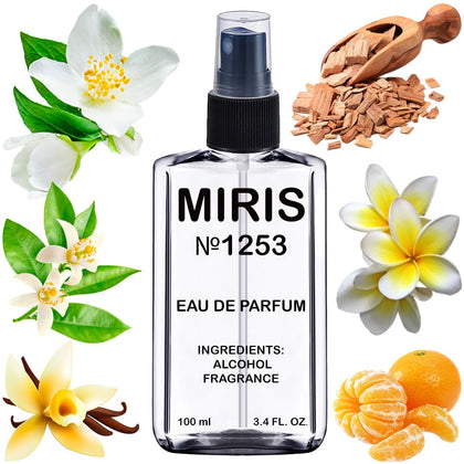 MIRIS No. 1253 Eau de Parfum 100 ml vue avant avec flacon élégant