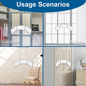 Miroir 3 voies LMZNXCZ en utilisation dans une salle de bain