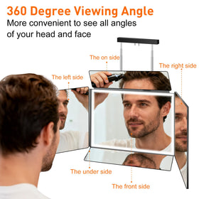Miroir 5 voies LMZNXCZ plié pour le transport