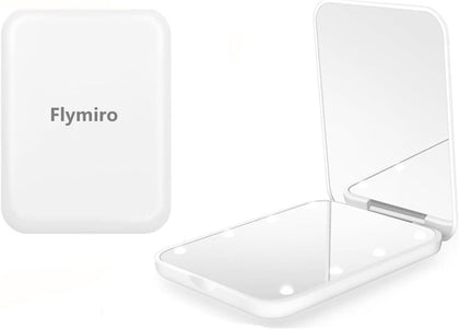 Miroir compact Flymiro 1x/3x LED vue de face