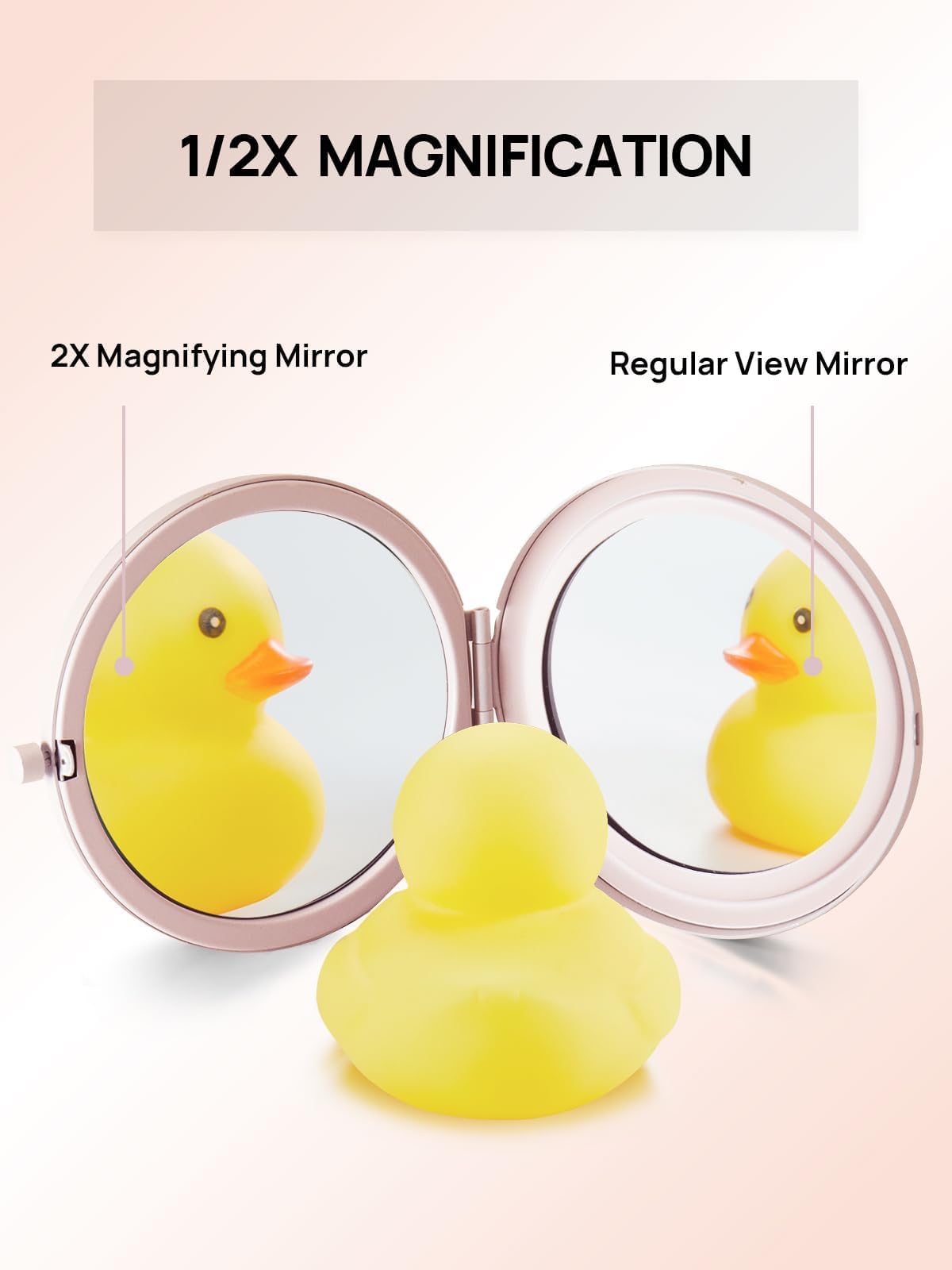 Miroir compact Getinbulk avec grossissement 2x