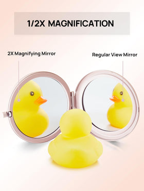 Miroir compact Getinbulk avec grossissement 2x