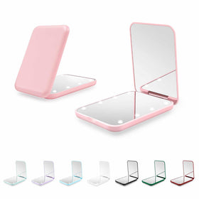 Miroir compact Kakuje avec lumière LED vue avant