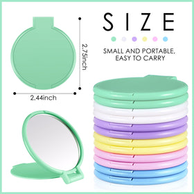 Miroir compact plié de Jetec, vue de côté