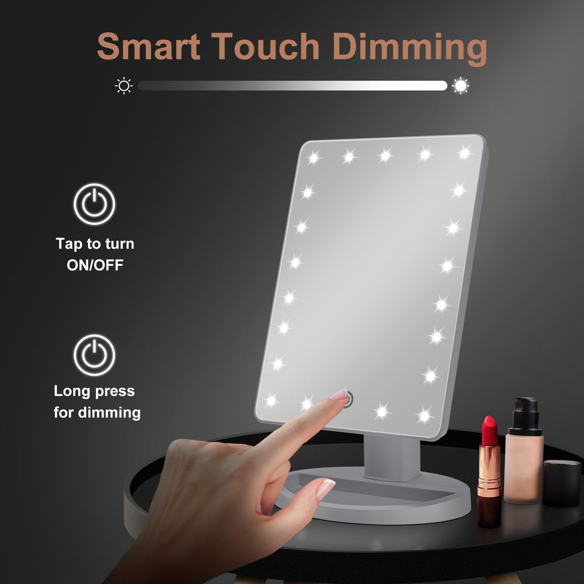 Miroir COSMIRROR avec éclairage LED dans une salle de bain