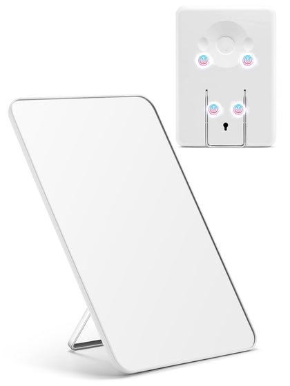 Miroir de bureau OMIRO 10 x 7 pouces vue avant avec support ajustable