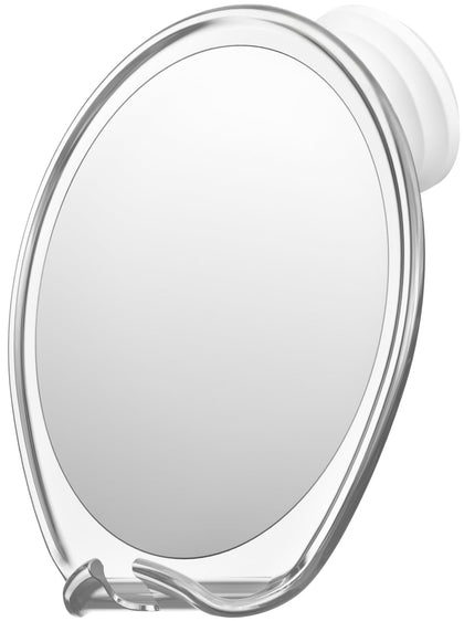 Miroir de douche antibuée HONEYBULL chrome avec support ventouse