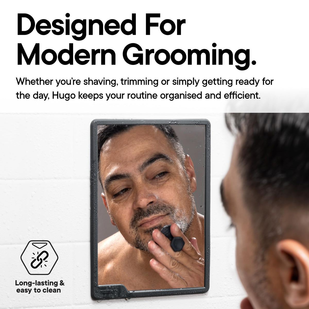 Miroir de douche TOOLETRIES Hugo Maxi sous la lumière