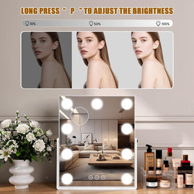 Miroir de maquillage Bearolve en position inclinée