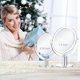 Miroir de maquillage CLSEVXY avec base transparente