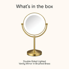 Miroir de maquillage Conair à côté de produits de beauté