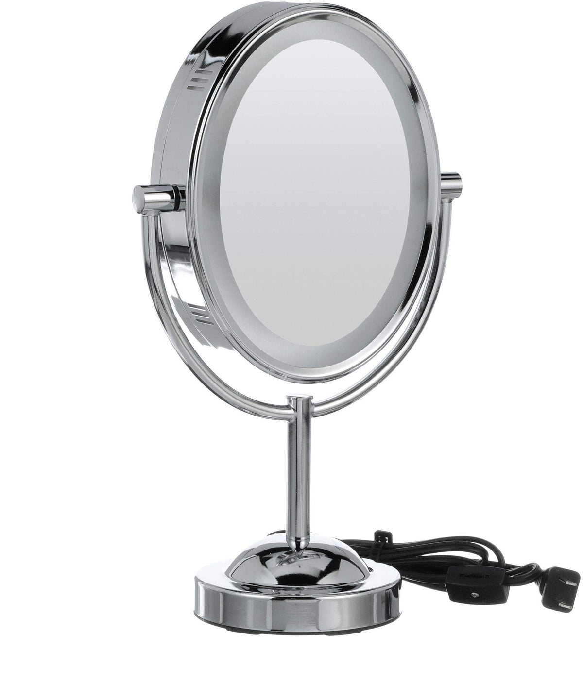 Miroir de maquillage Conair avec vue arrière et cordon d'alimentation