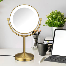 Miroir de maquillage Conair en position rotation 360°
