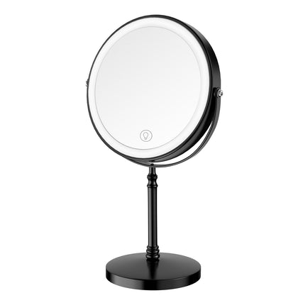 Miroir de maquillage DEIOVWXS avec éclairage LED avant