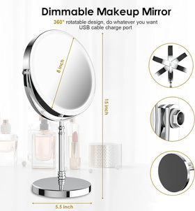 Miroir de maquillage DEIOVWXS dans une ambiance de spa