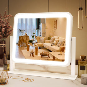 Miroir de maquillage FENNIO 16"x13" avec éclairage avant