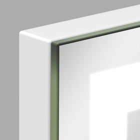 Miroir de maquillage FENNIO avec base amovible installée