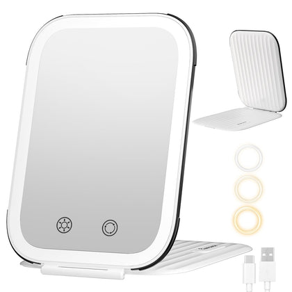 Miroir de maquillage FUNTOUCH 2000mAh vue de face
