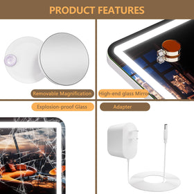 Miroir de maquillage Hasipu avec musique en arrière-plan