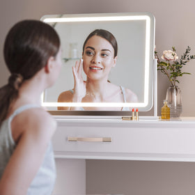 Miroir de maquillage Hasipu avec réglages de luminosité et température