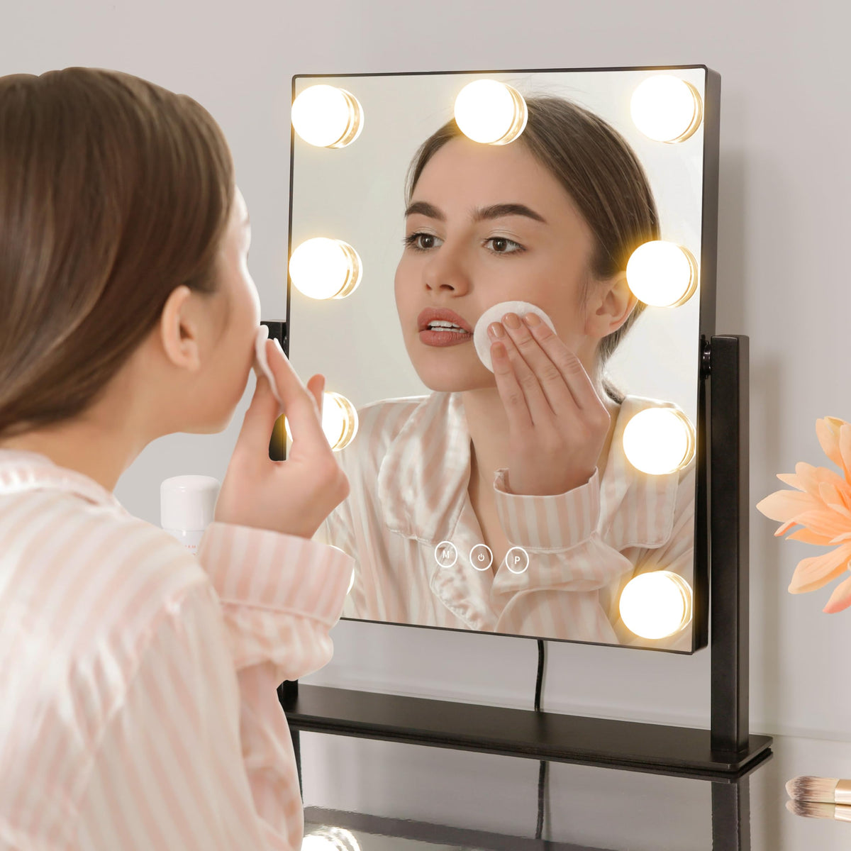 Miroir de maquillage Kotdning avec contrôle tactile