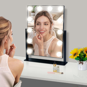 Miroir de maquillage Kotdning avec éclairage à trois couleurs