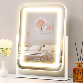 Miroir de maquillage lumineux Shinerva 13,1"x16,7" vue avant