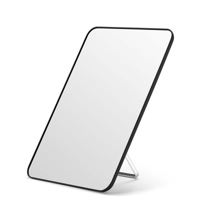 Miroir de maquillage OMIRO 10x7 pouces avec support noir avant