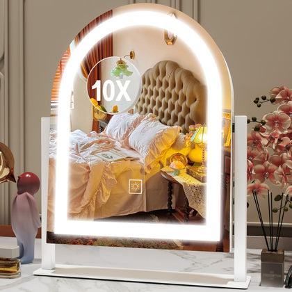 Miroir de maquillage ROLOVE éclairé 15" x 13" vue avant