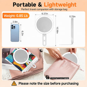 Miroir de maquillage sicotool avec éclairage froid