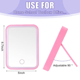 Miroir de maquillage Sintuff sur une table, en position debout