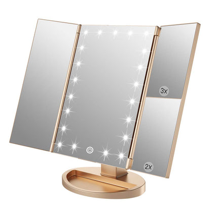 Miroir de maquillage WEILY avec 21 LED, vue avant