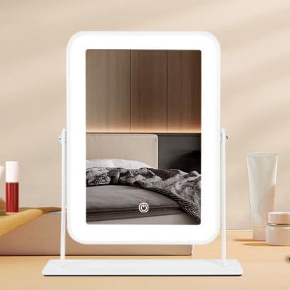 Miroir de maquillage YEKKOPT avec base stable
