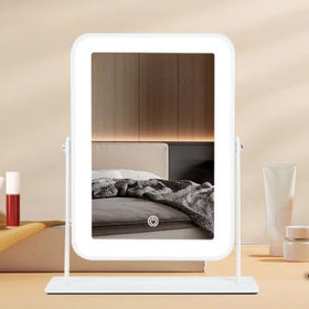 Miroir de maquillage YEKKOPT avec base stable