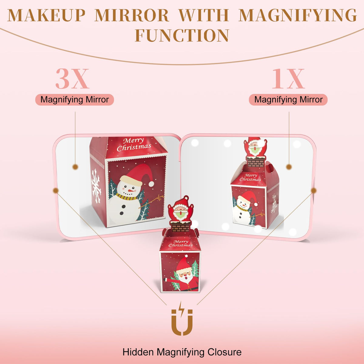 Miroir de poche Kakuje dans un sac à main