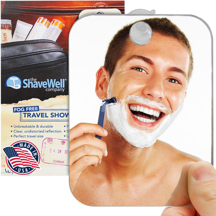 Miroir de rasage anti-buée The Shave Well Company vue de face