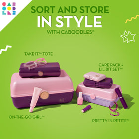 Miroir intégré dans la trousse de maquillage Caboodles On-The-Go