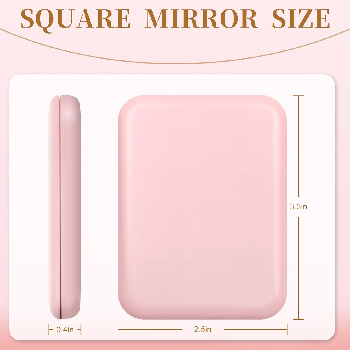 Miroir Kakuje avec éclairage LED éteint