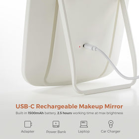 Miroir NEZZOE avec câble de chargement USB-C