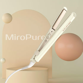 MiroPure fer à lisser beige avec accessoires inclus