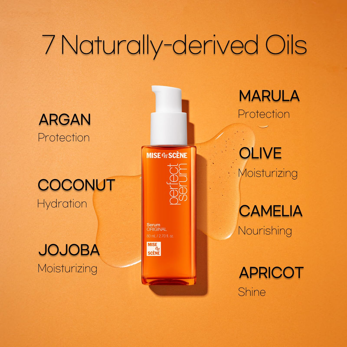 Mise En Scene Perfect Serum 80 ml avec flacon et échantillons