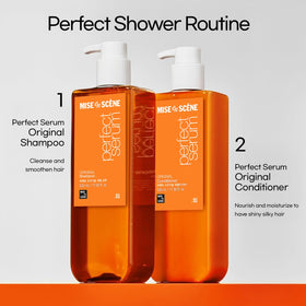 Mise En Scene Set de Shampooing et Après-Shampooing Original emballage