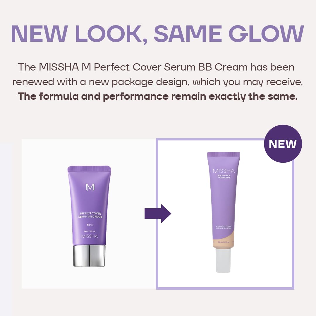 MISSHA M Perfect Cover Serum BB Cream No.45 Deep Mocha application on skin