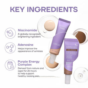 MISSHA M Perfect Cover Serum BB Cream No.45 Deep Mocha with makeup brush