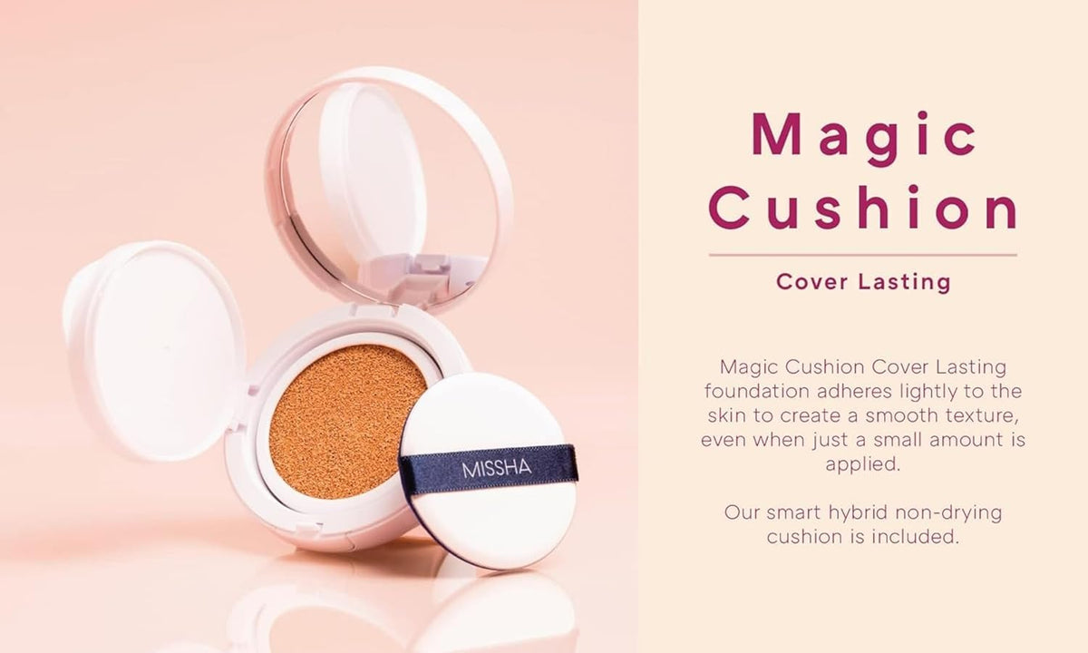 MISSHA Magic Cushion Foundation 2 Pack No.23 Beige Naturel applicateur
