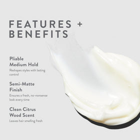 MITCH Crème Coiffante 120g en situation sur une coiffeuse