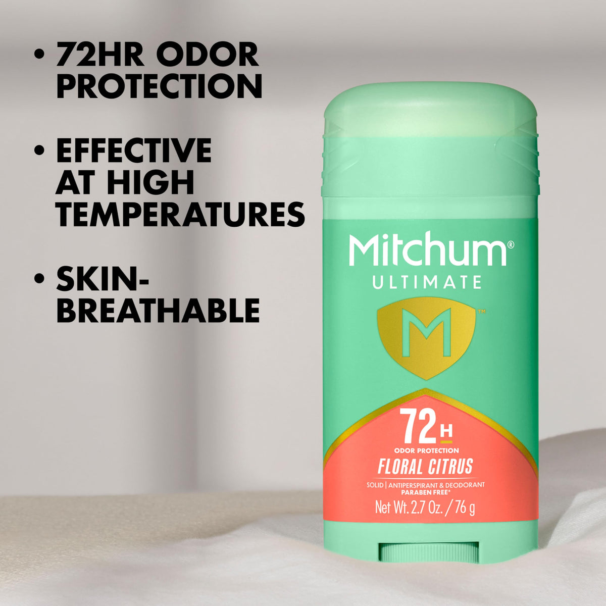 Mitchum Déodorant Antitranspirant Femme 72H Floral Citrus stick view