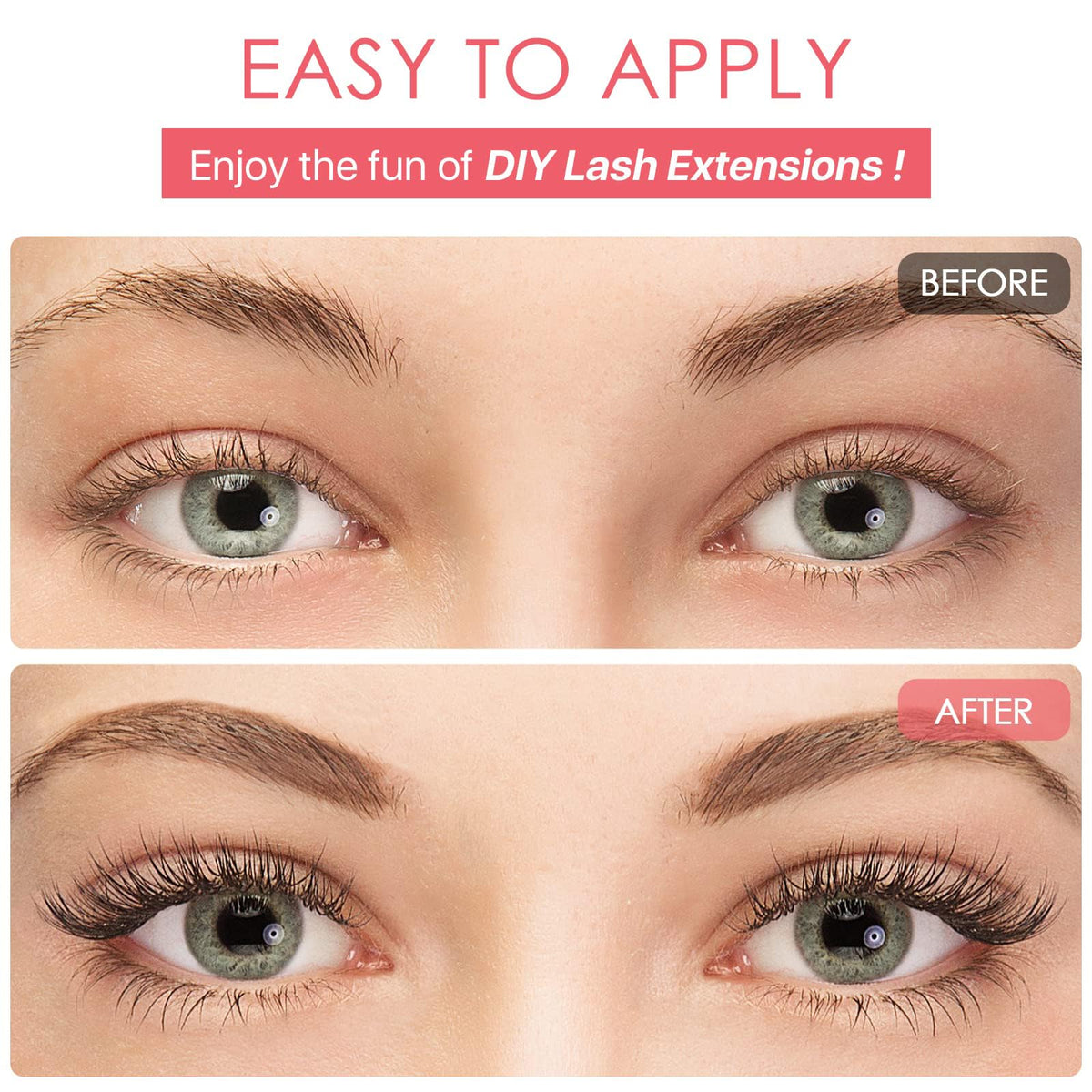 Miuffue colle à cils 18g avec accessoires de beauté