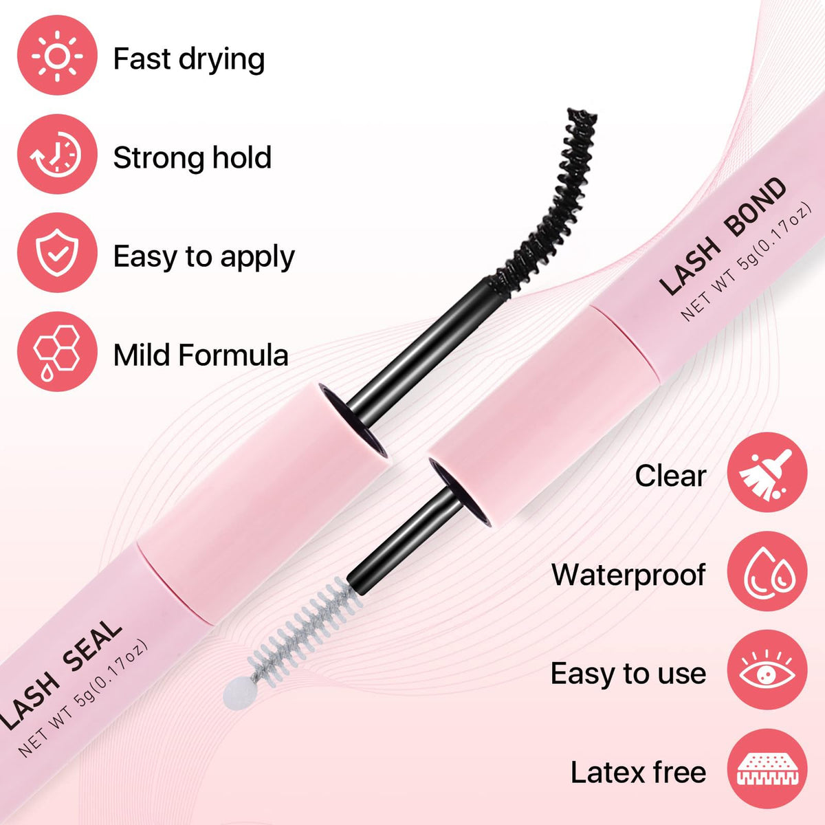 Miuffue colle à cils 18g en trousse de maquillage